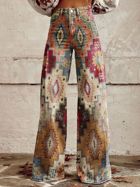 ALDINA | WEITE BOHO-VINTAGE-HOSEN