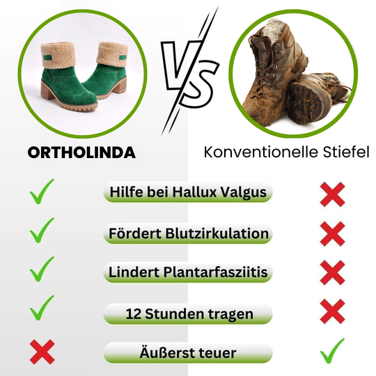 OrthoLinda - Ergonomische und schmerzlindernde Stiefel für Herbst und Winter