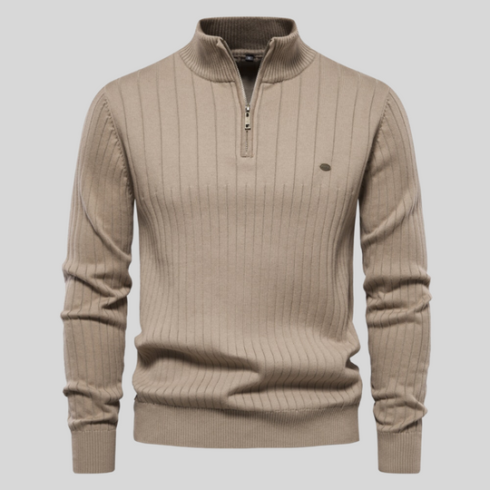 ELVIS™ | Muscle Fit Lässig gerippter Pullover