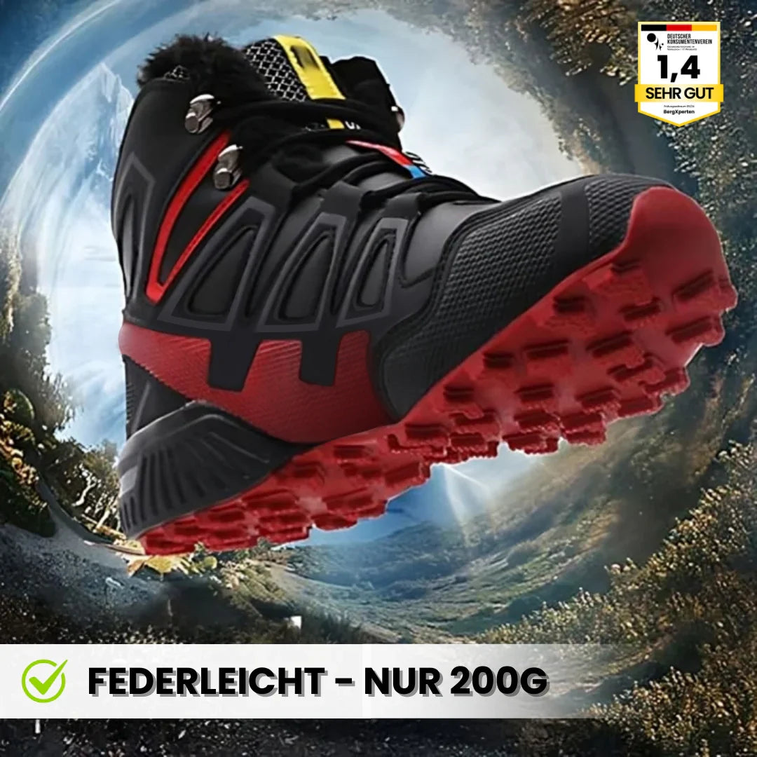 OrthoTrekking Pro - ergonomische schmerzlindernde Trekking und Wanderschuhe für Herbst und Winter