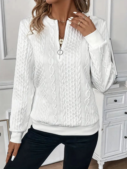 IRMA™ | Eleganter Pullover mit Reissverschluss für Komfort und Stil