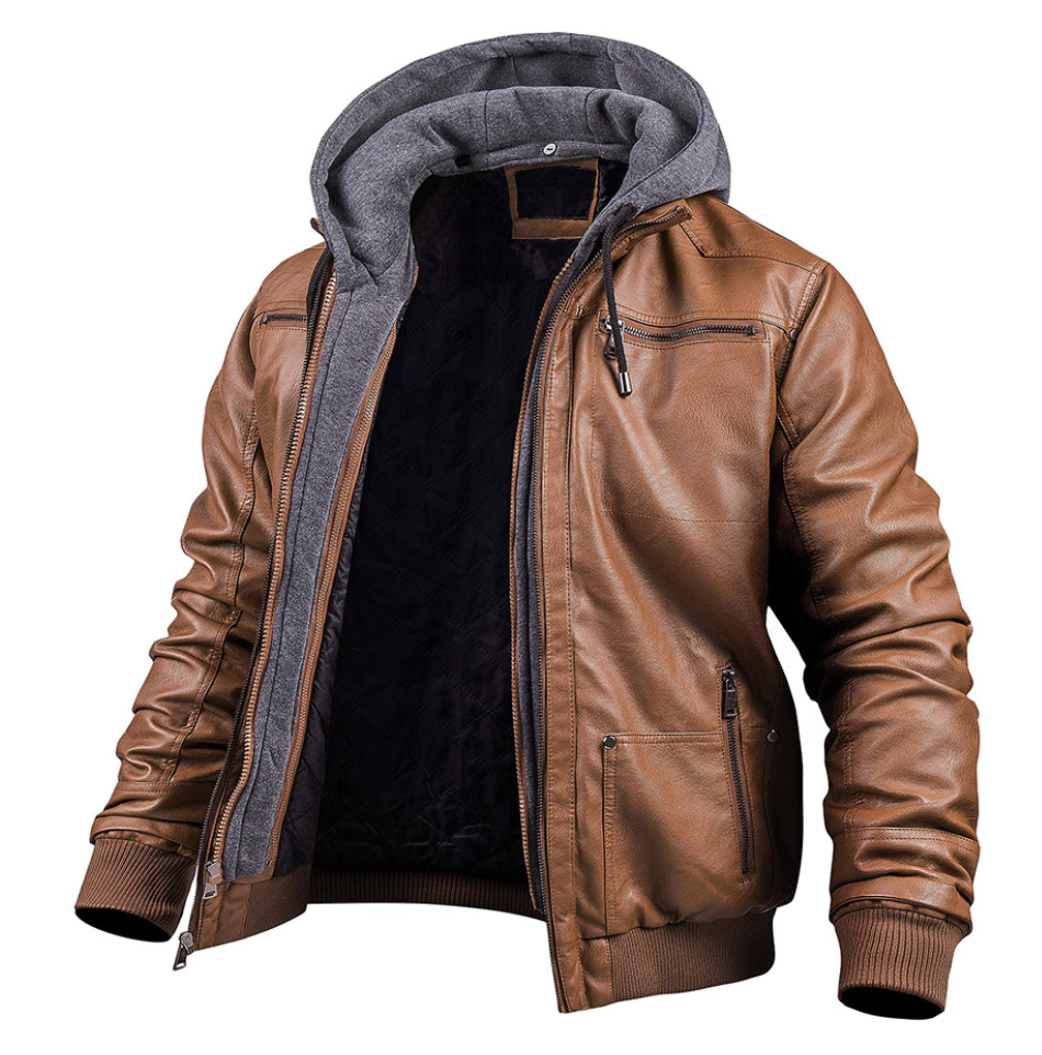 Benji - Premium Leder-Winterjacke für Herren