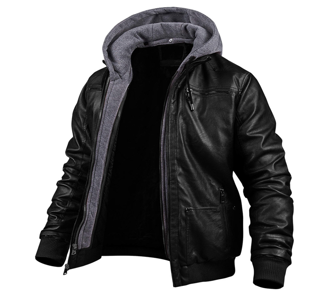 Benji - Premium Leder-Winterjacke für Herren