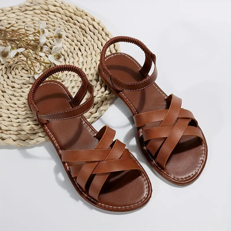 Fatima™ - Geflochtene Flache Sandalen