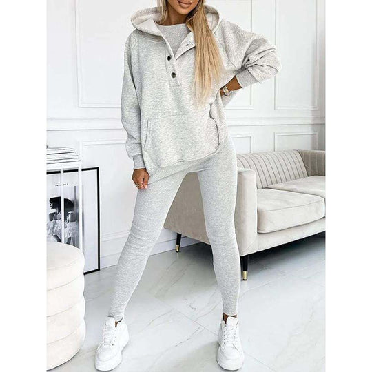 LAURA - Cozy & Chic Kapuzenpulli-Set