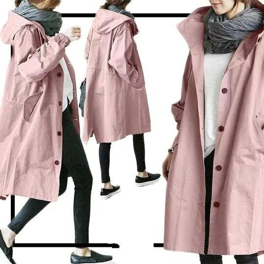 Elegance Guard™ - Eleganter Regen- und Wind-Trenchcoat