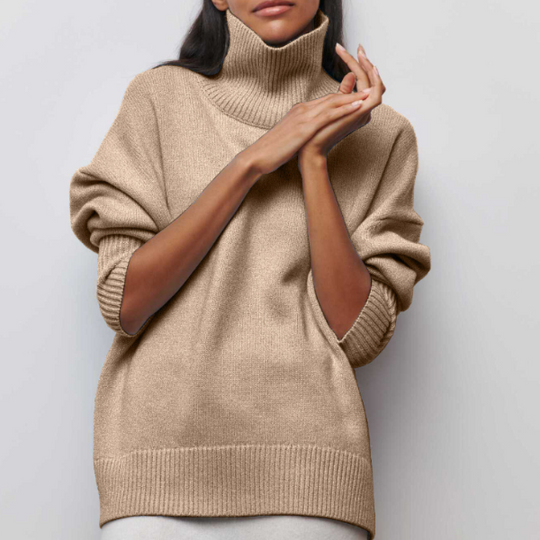 Nelly | Oversize Pullover mit Rollkragen Herbstmode 2024