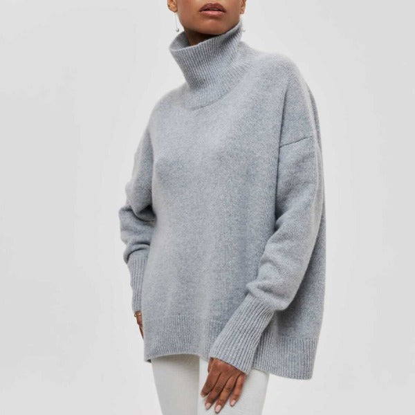 Nelly | Oversize Pullover mit Rollkragen Herbstmode 2024