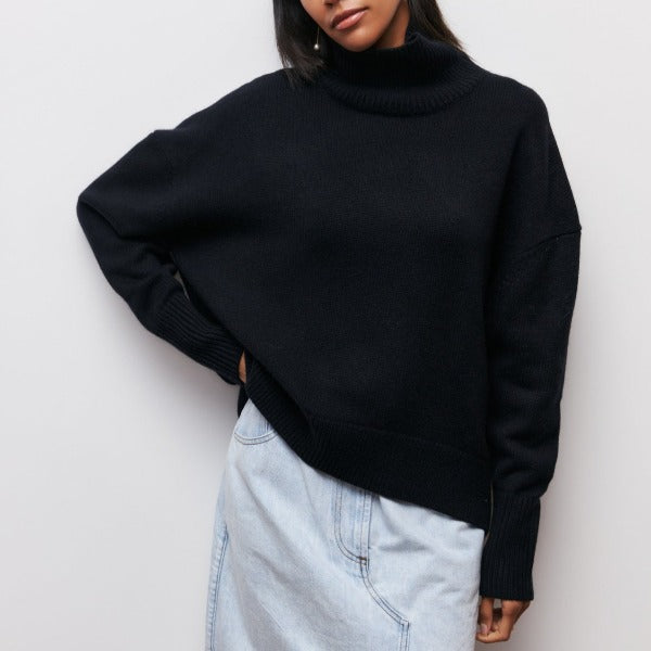 Nelly | Oversize Pullover mit Rollkragen Herbstmode 2024