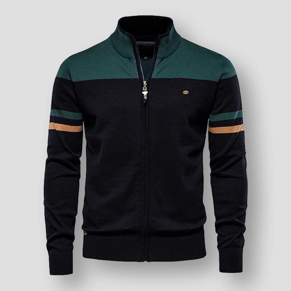 ATLAX™ - RETRO GESTREIFTE BOMBERJACKE