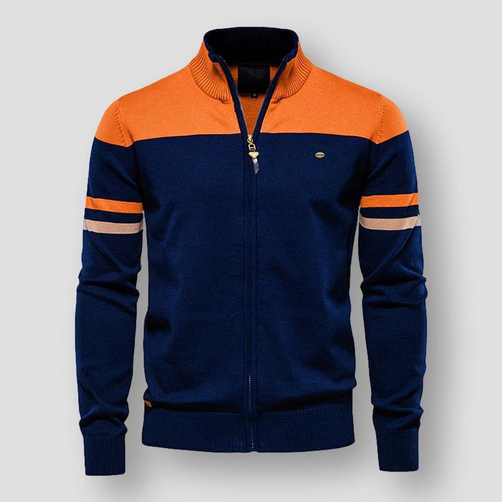 ATLAX™ - RETRO GESTREIFTE BOMBERJACKE