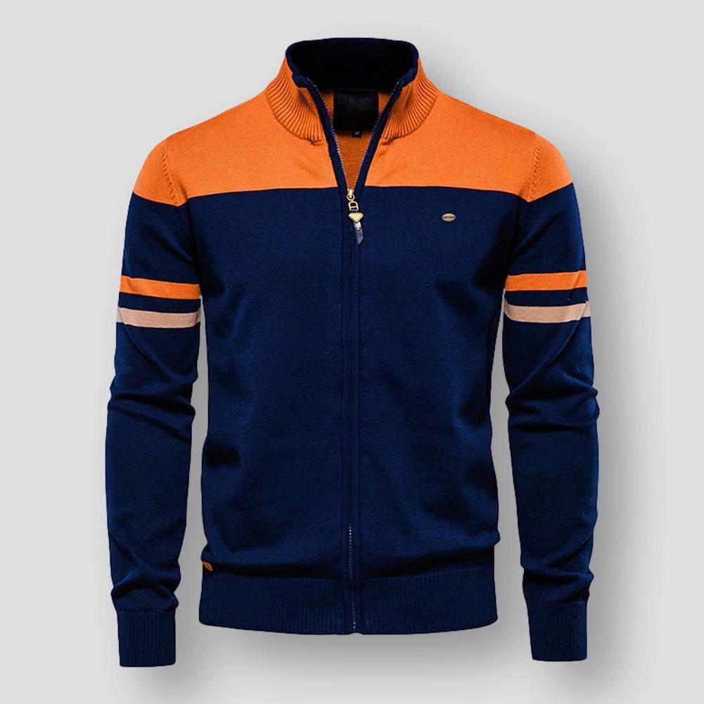 ATLAX™ - RETRO GESTREIFTE BOMBERJACKE