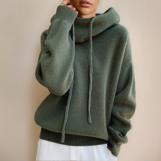 Jade | Kapuzen-Strickpullover