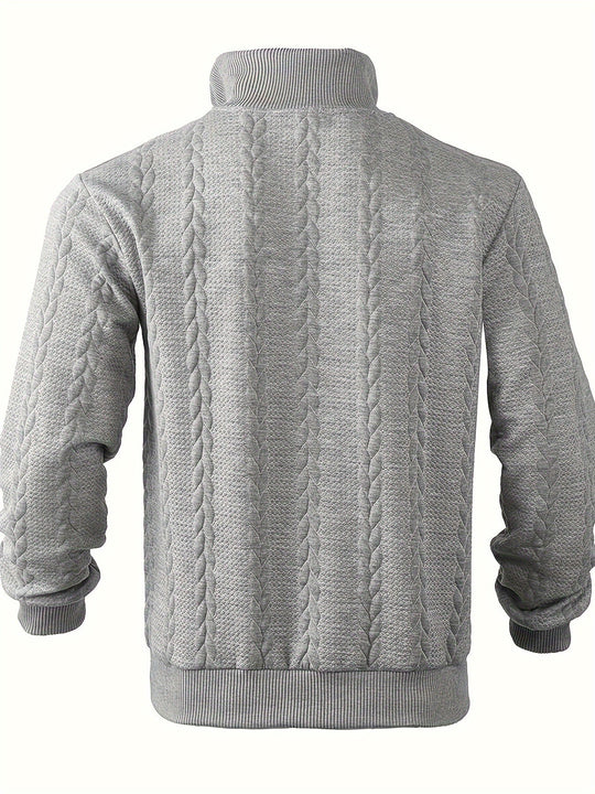 Rafael – Vintage Herrenpullover mit Reissverschluss